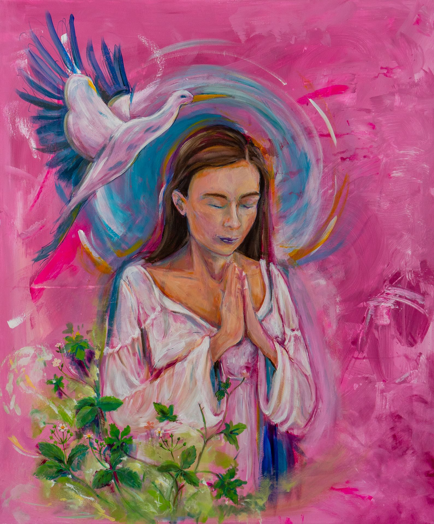 "Anmut des Werdens", 100cm x 120cm